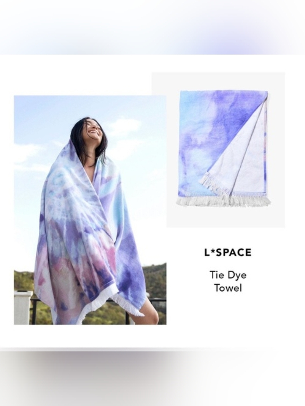 LSpace Oversized Beach Towel Large #HD15 - Picture 3 of 5